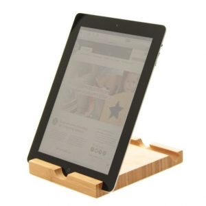 soportes para tablet de bambú